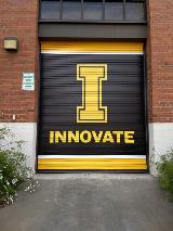 Wall graphics of Idaho garage
