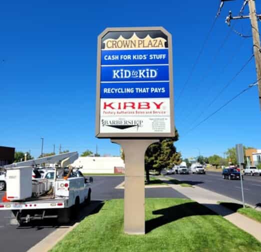 An image of an outdoor monument sign.