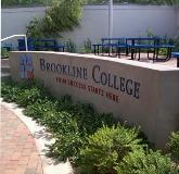 Brookline college dimensional sign