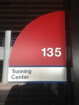 Training center custom sign