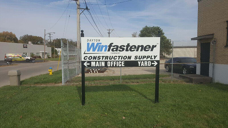 Win faster Signage with direction outside the store 