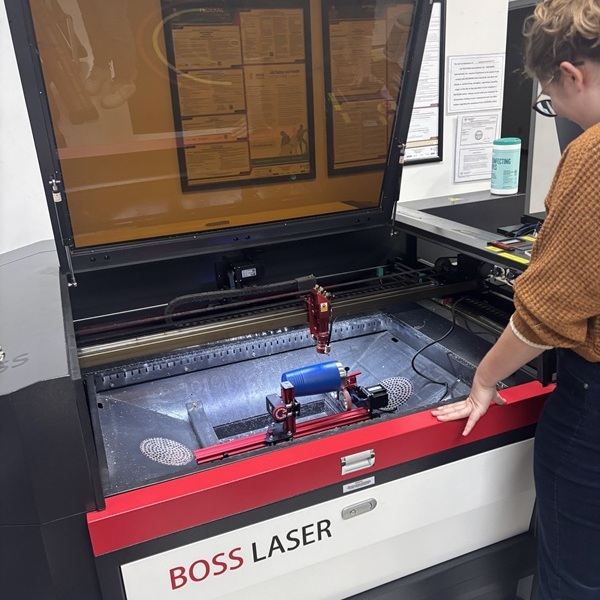 An image of the Downtown location's laser printer.