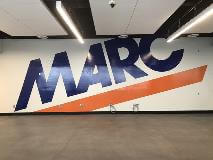 Marc custom decal on the wall