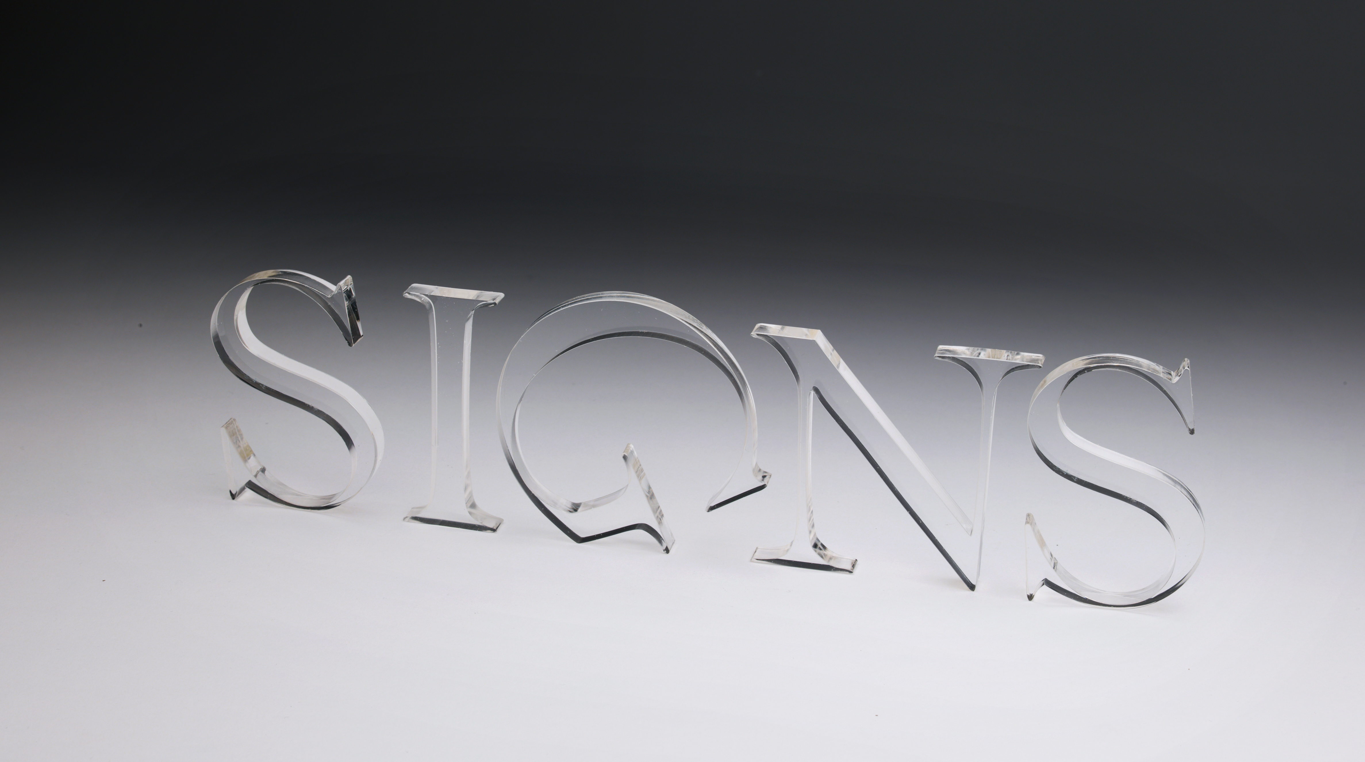 Engraved acrylic Signs