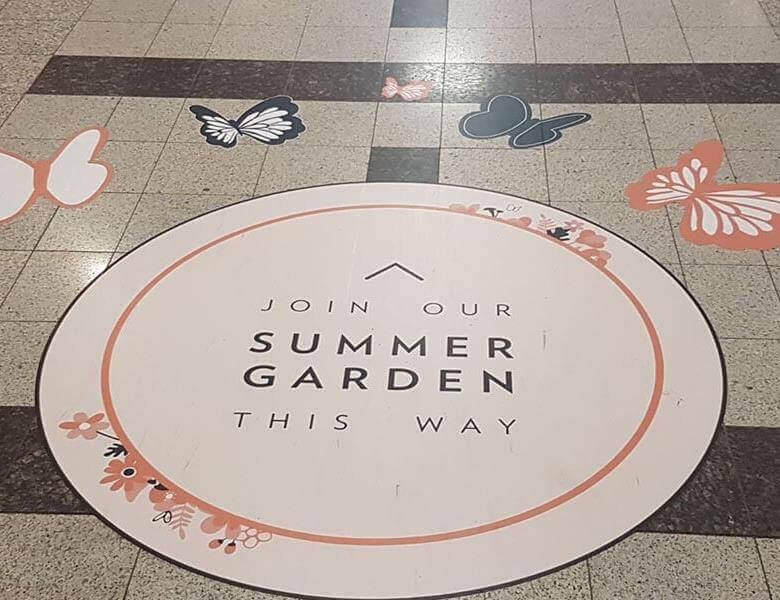 Summer Garden floor graphics