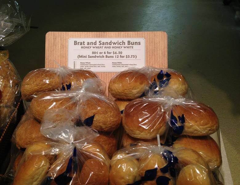 Brat and Sandwich Buns Signage