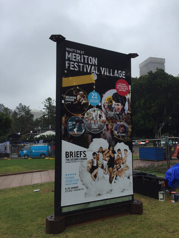 Meriton Festival Village Signage