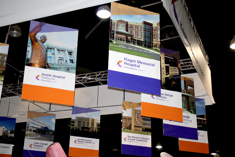 KentuckyOne hanging banners