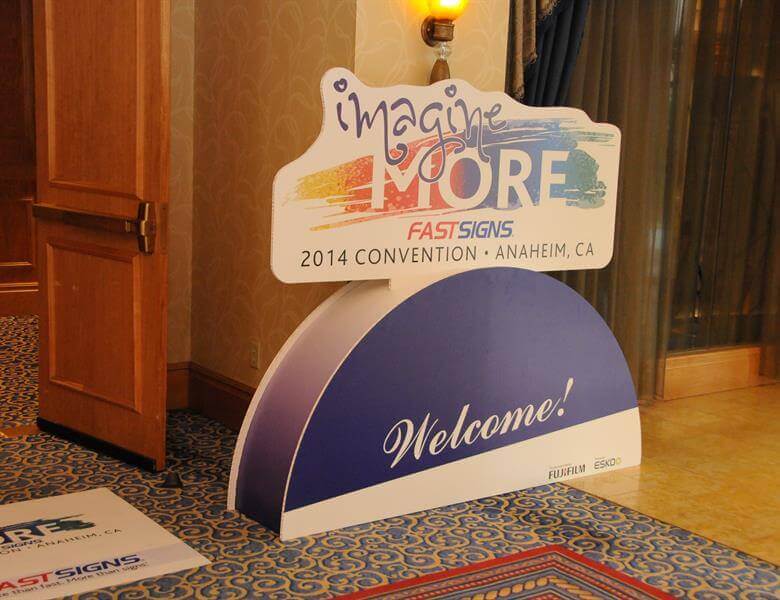 Imagine More Welcome Sign