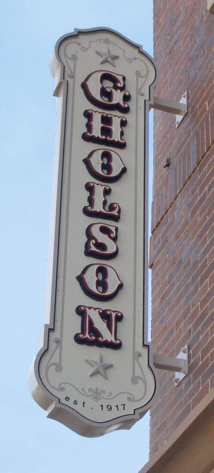 Gholson sign