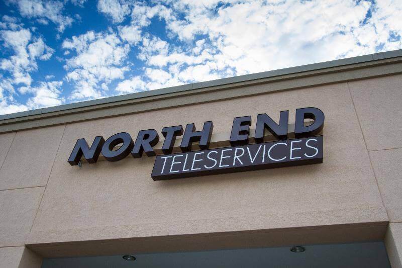 North End Teleservices sign