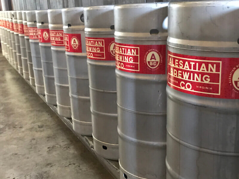 Alesatian Brewing Co signage