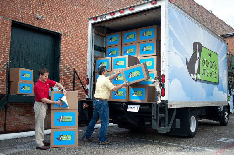 Bongo's Dog Food Signage