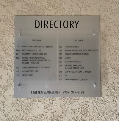 Wayfinding Signs Photo