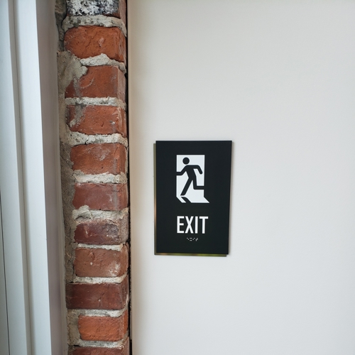 ADA Exit Sign