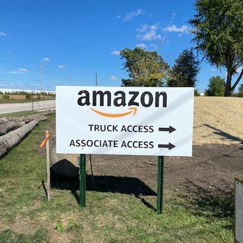 Amazon Wayfinding Sign