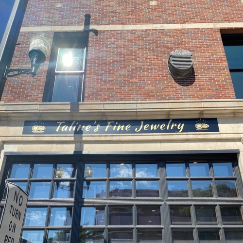 Taline's Fine Jewelry Building Signage