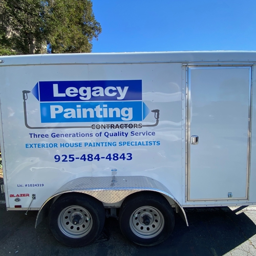 Add decals to your company's trailer to promote your business throughout the community.