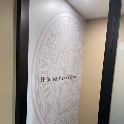 Interior Graphic for University Club of Chicago 