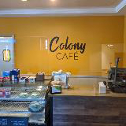 Colony Cafe custom signage