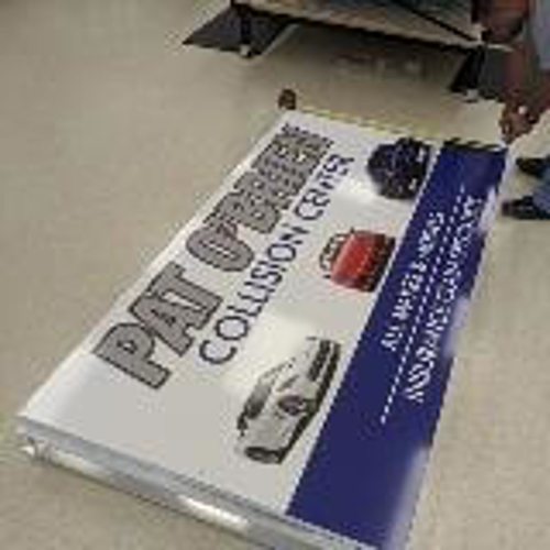 Pat O'Brien Collision Center custom banner