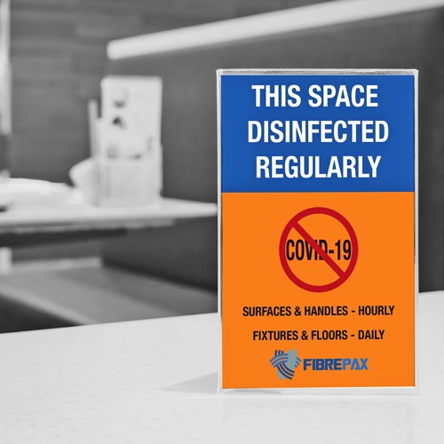 Disinfection Table Top Display