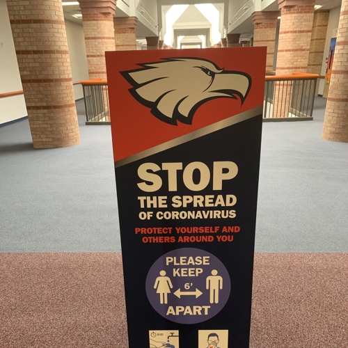No Contact Banner Stand