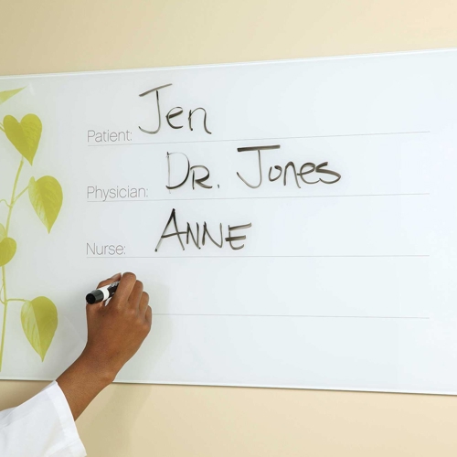 Clarus Hospital Glass Whiteboard