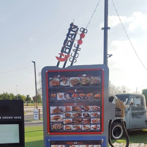 Drive Thru Menu Board