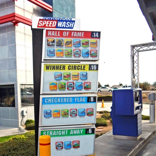 Illuminated Drive Thru Sign