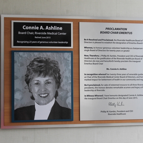 Recognition Plaque