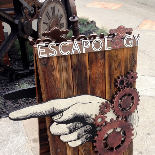 Escapology A-Frame Wayfinding Sign