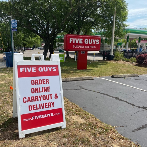 Five Guys A-Frame