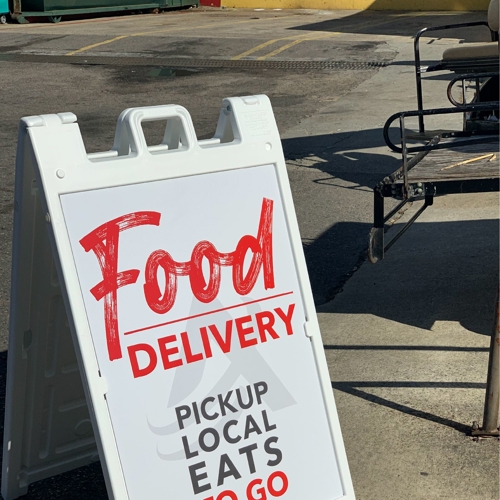 Food Delivery A-Frame