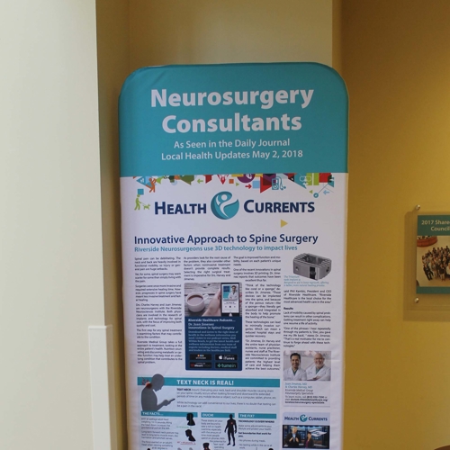 Neurosurgery Consultants Banner Stand