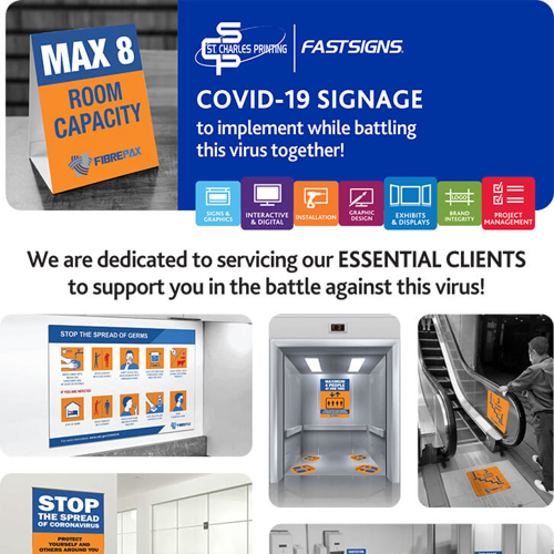 Covid 19 signage- different  floor graphic decals