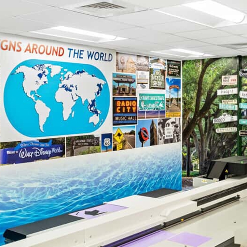 FASTSIGNS Production Backroom