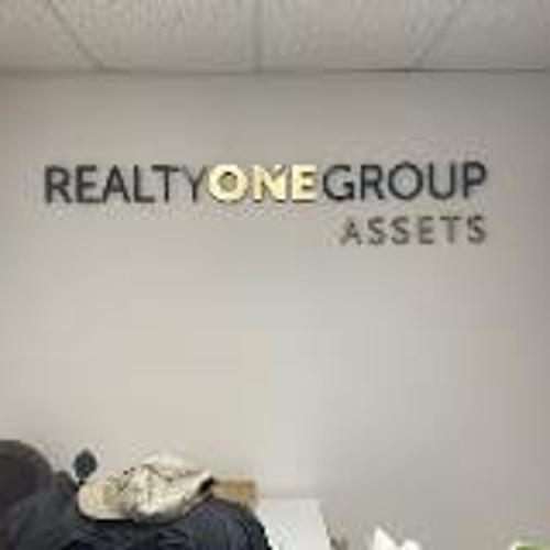 Reality one group custom decal on the wall