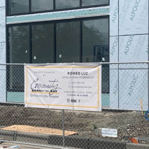 Construction banner